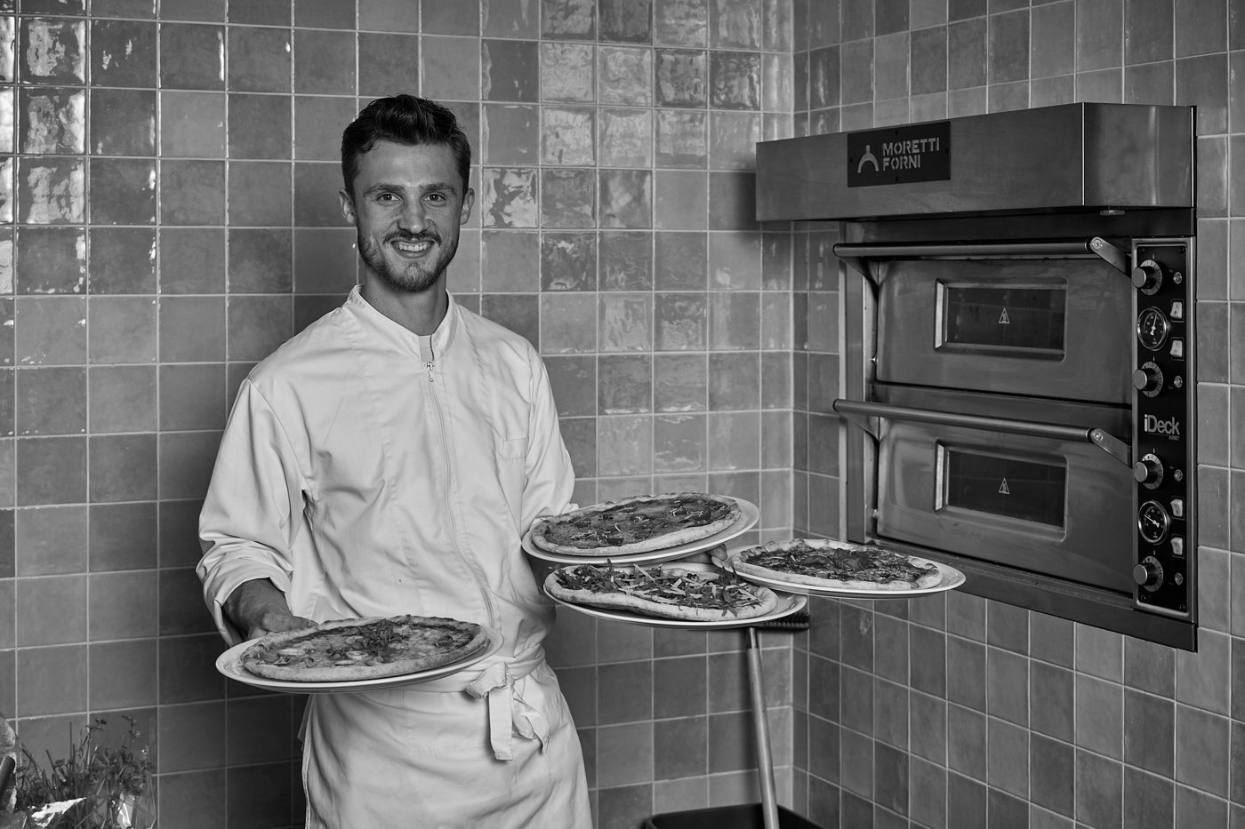 Han aan de oven