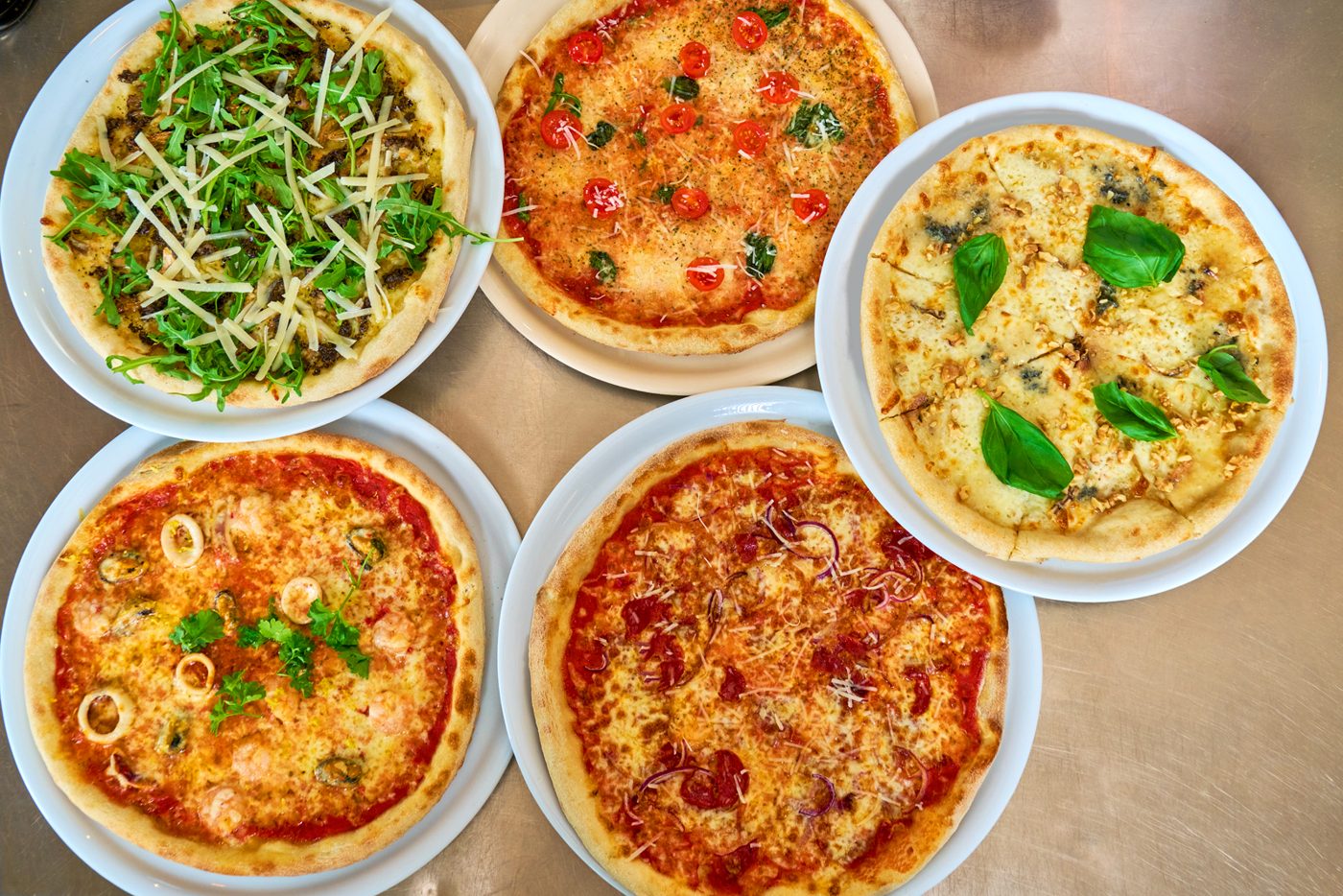 Onze pizza's